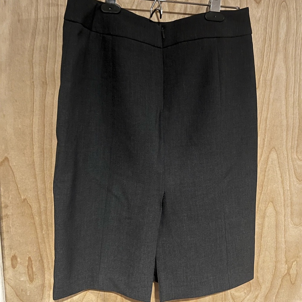 Calvin Klein Charcoal Pencil Skirt Suit - Picture 3 of 7